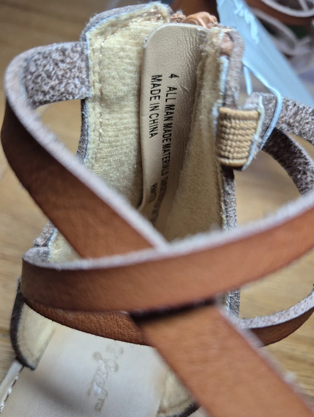 Cat & Jack Strappy Sandals - Girls Size‎ 4